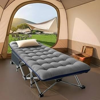 سرير تخييم قابل للطي – خفيف وسهل الحمل